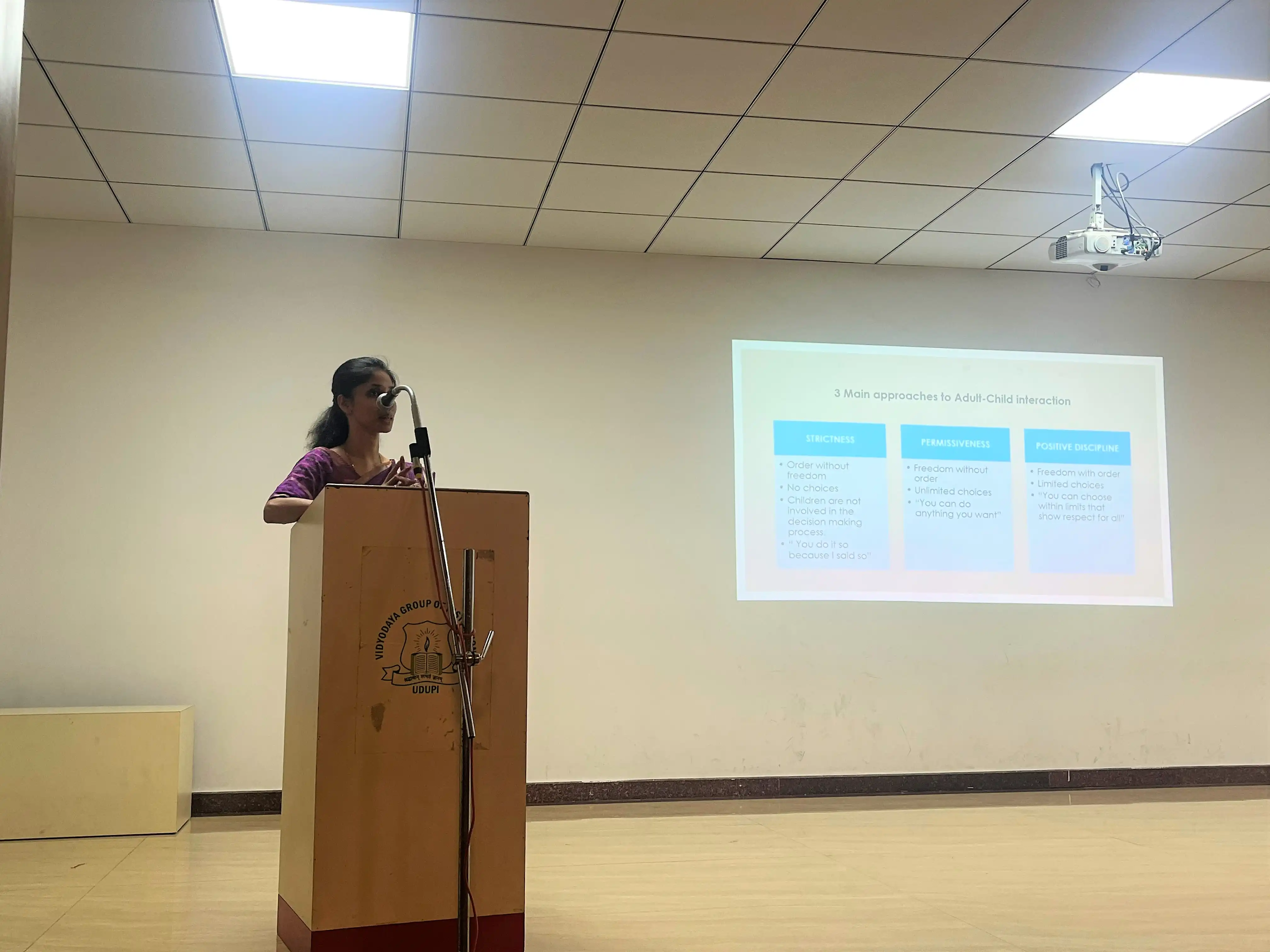 Vidyodaya Public School Udupi Positive Discipline