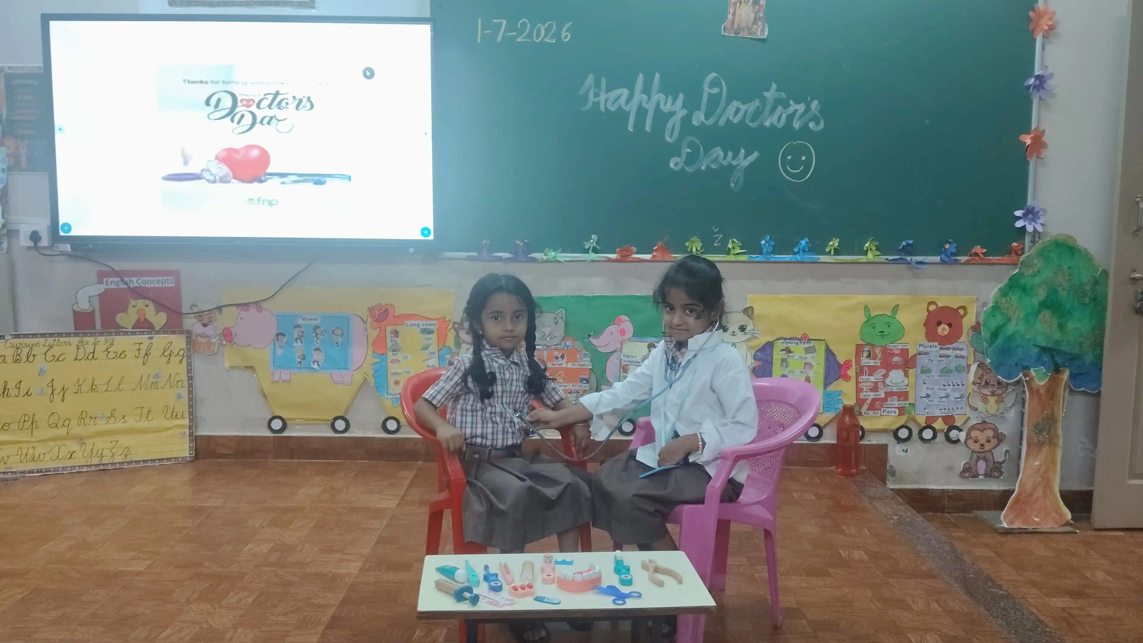 Doctor's Day Activity at Vidyodaya Public School