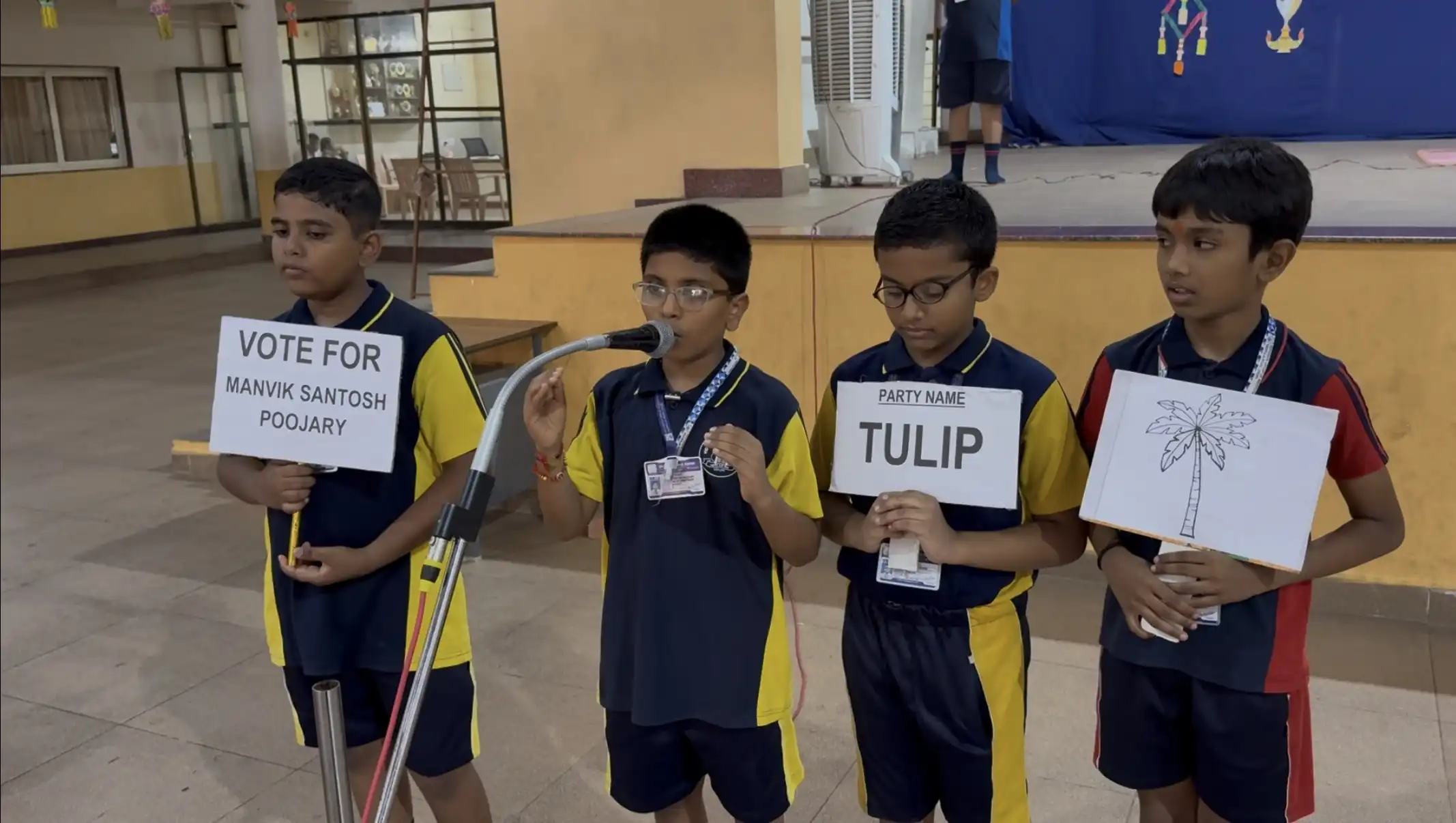 Vidyodaya Public School Election Activity Using Electronic Voting Machine