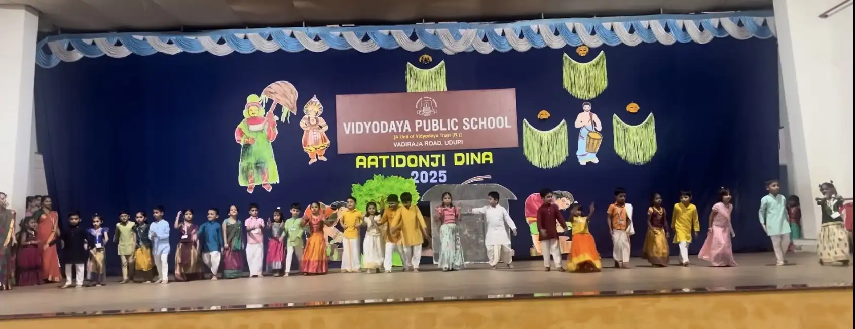 Vidyodaya Public School Udupi Celebrating Aatidonji Dina
