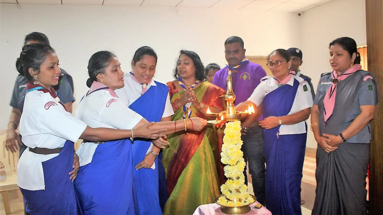 Vidyodaya Public School Udupi Bharath Scouts and Guides Night Camp