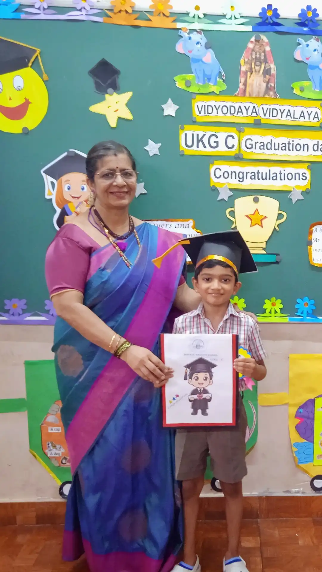 UKG Graduation Day 2026 and Merit Certificate Distribution at Vidyodaya Public School