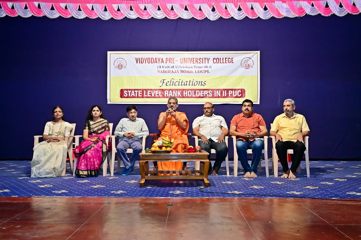 Vidyodaya P U College Udupi Felcitations to State Rank Holders