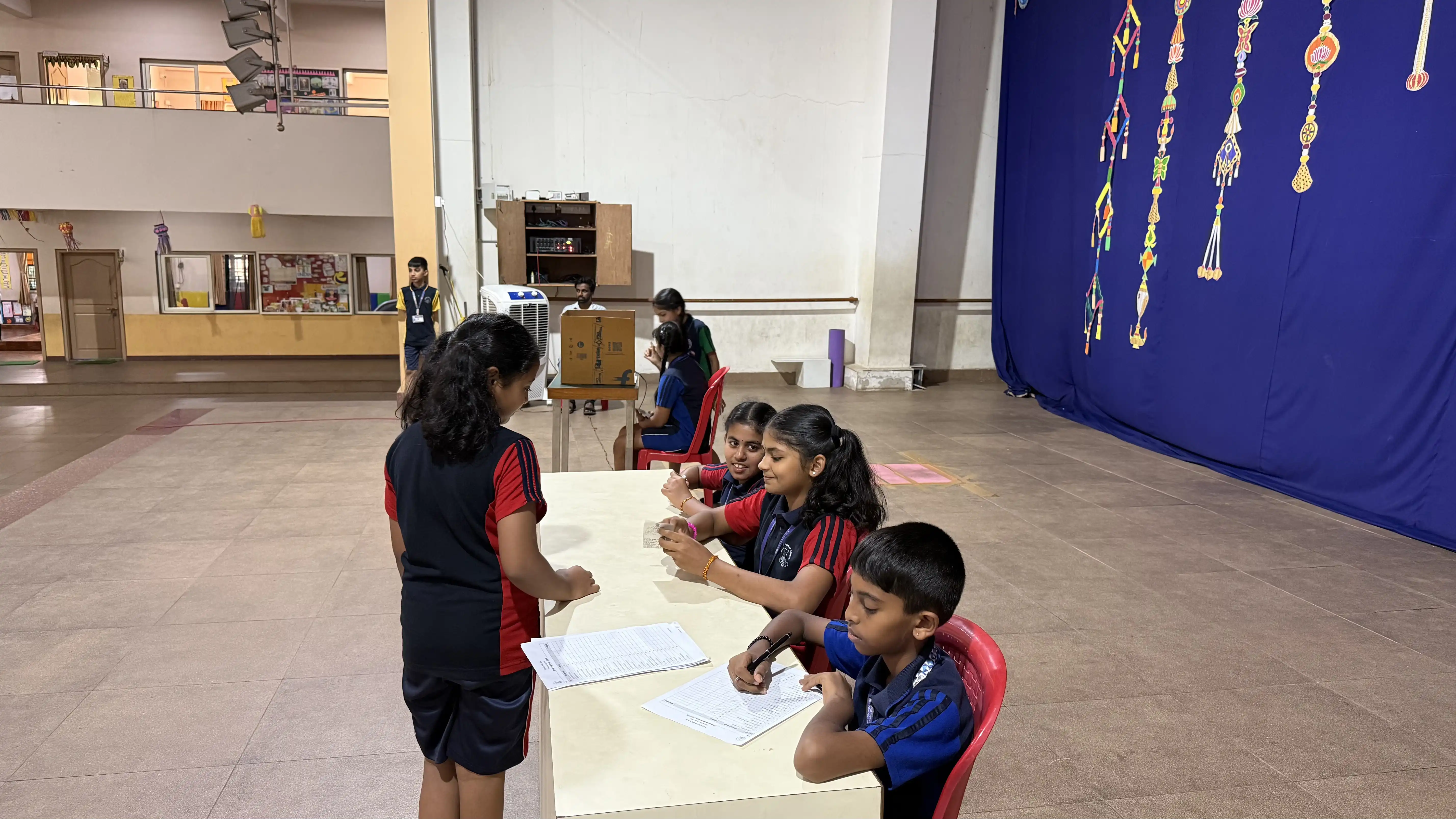 Vidyodaya Public School Election Activity Using Electronic Voting Machine