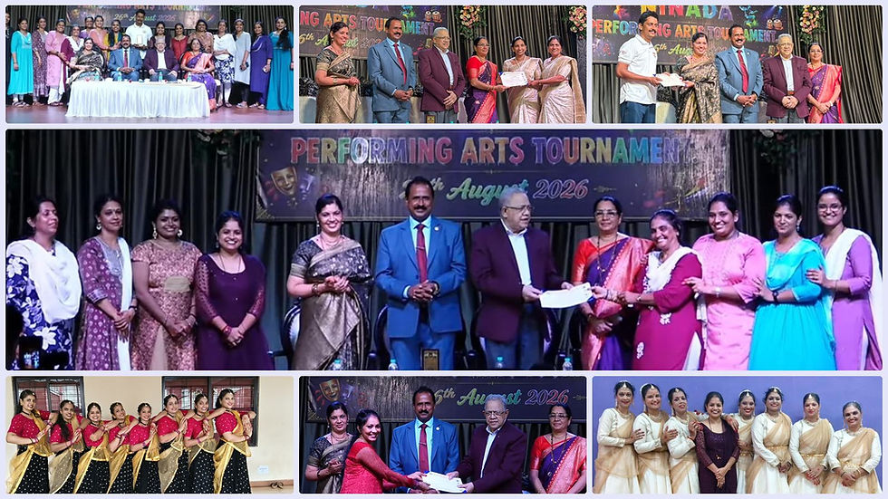Vidyodaya teachers participating in Ninada Teachers’ Cultural Competition