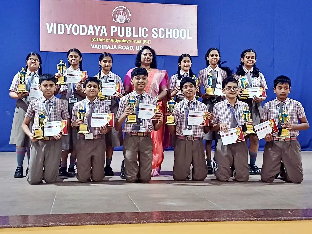 Prize Distribution Ceremony 2025 Vidyodaya Public School Udupi