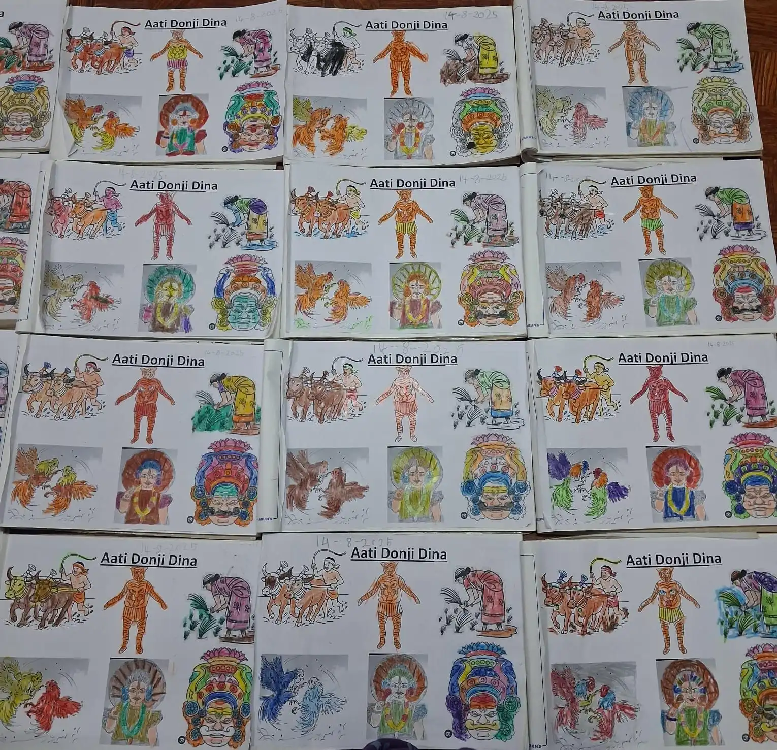 Aatidonji dina celebrations at Vidyodaya Public School Udupi