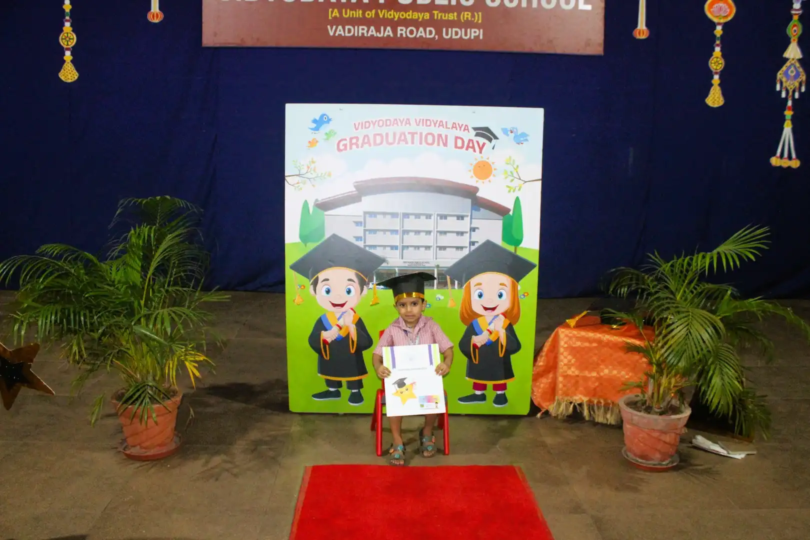 UKG Graduation Day 2026 and Merit Certificate Distribution at Vidyodaya Public School