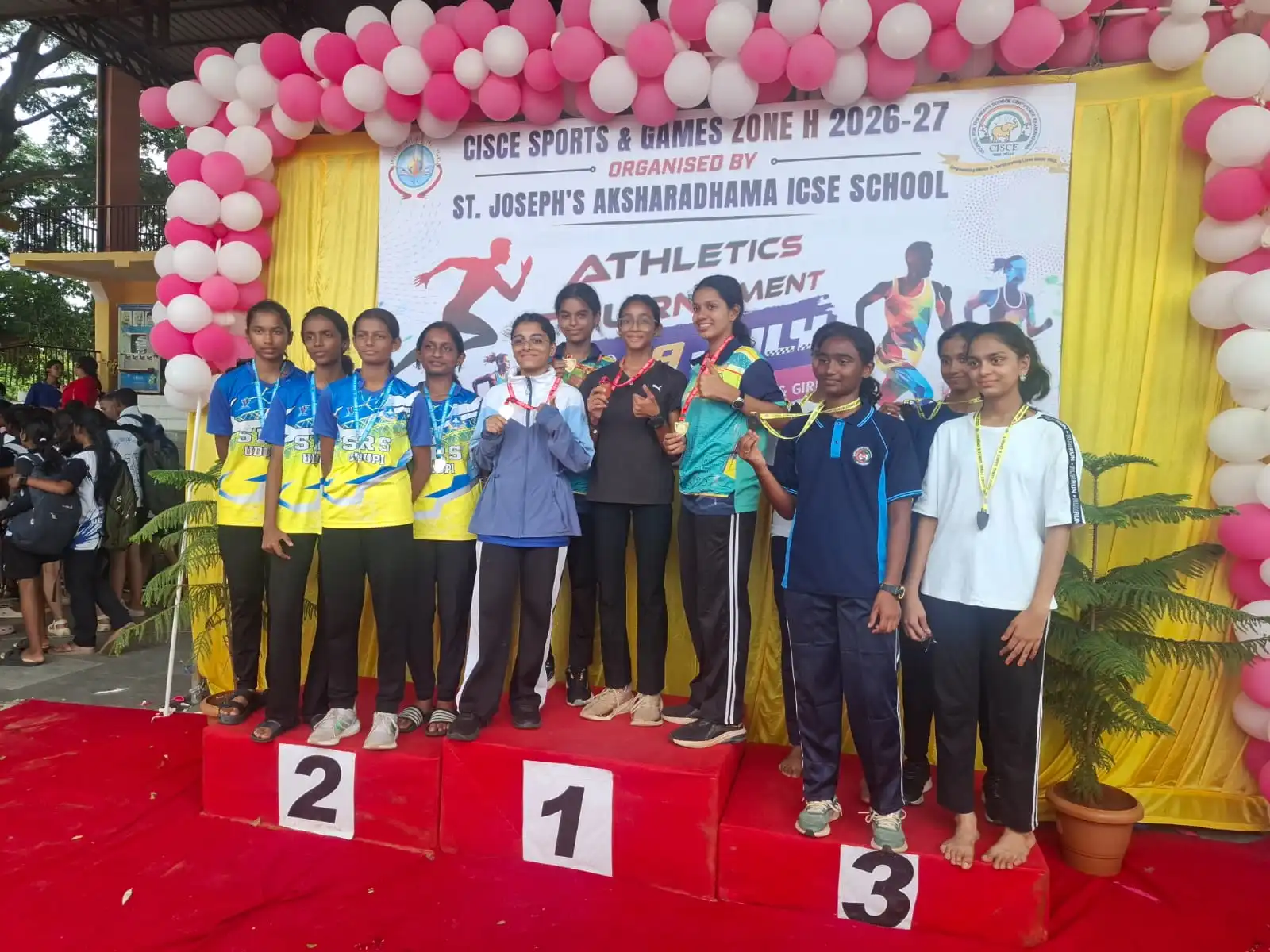 CISCE Zonal Sports Meet 2026 medal winners from Vidyodaya Public School