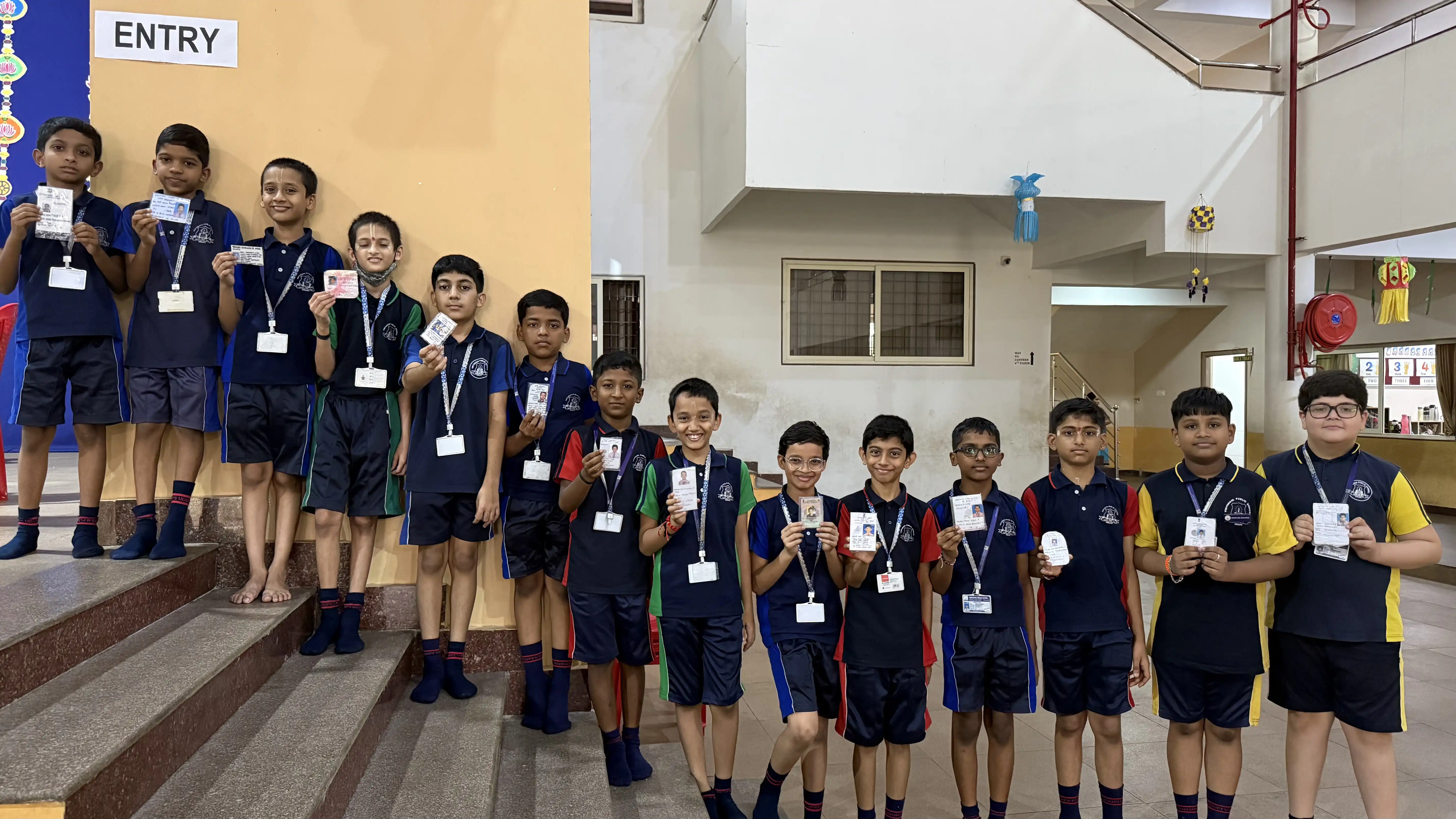 Vidyodaya Public School Election Activity Using Electronic Voting Machine