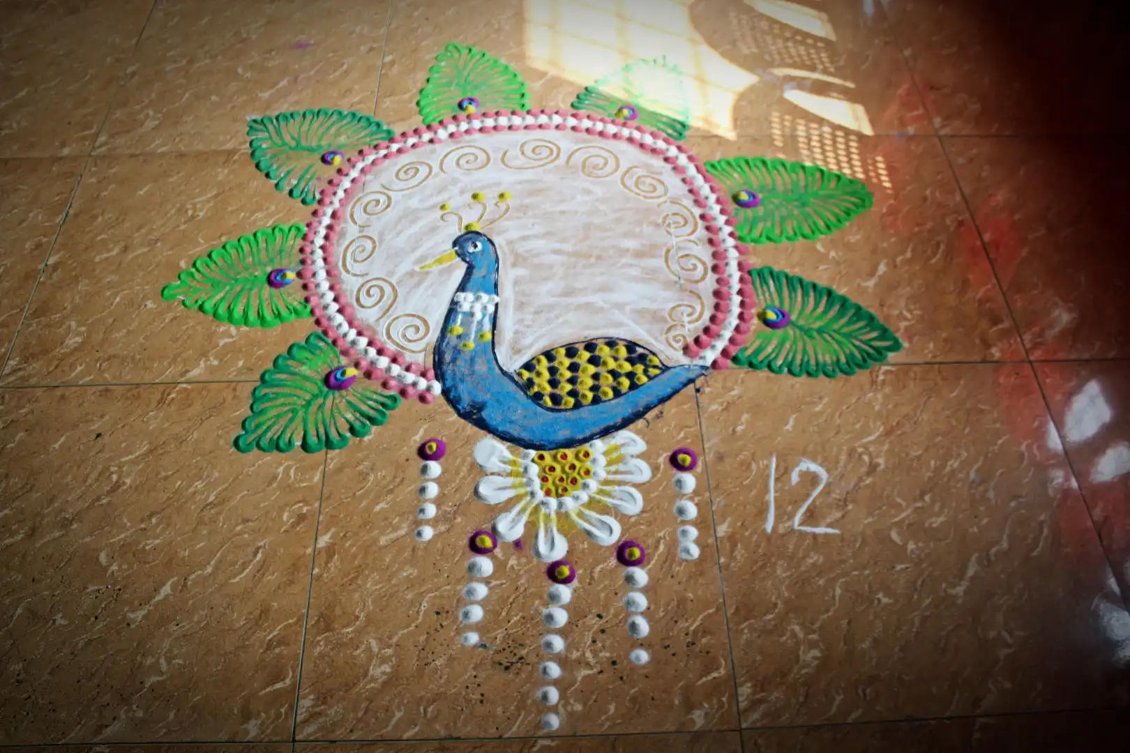 Rangoli Competition held at Vidyodaya P U College, Udupi