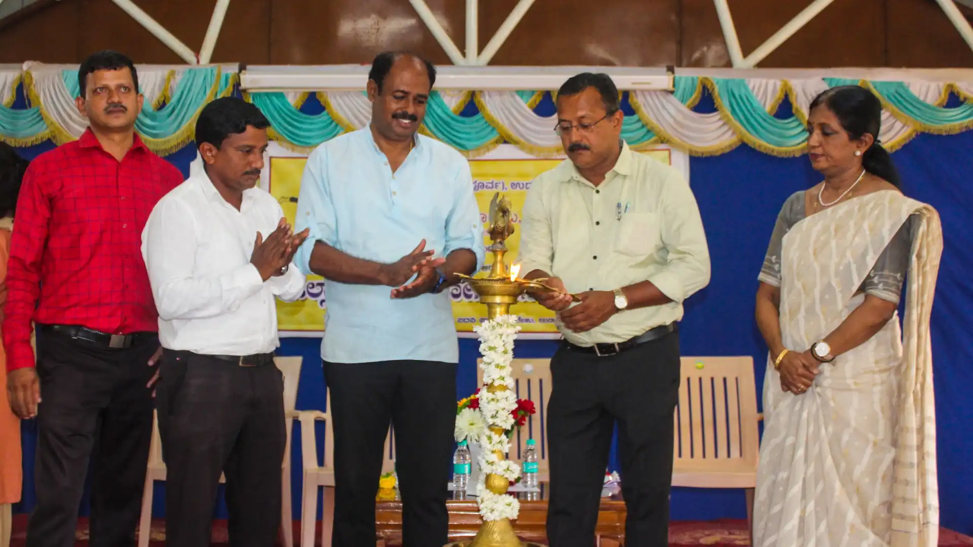 District Level Yoga Competition 2025 Vidyodaya PU College Udupi