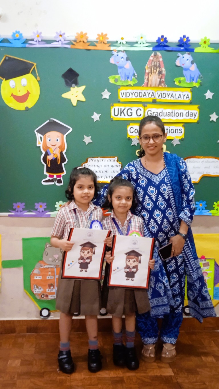 UKG Graduation Day 2026 and Merit Certificate Distribution at Vidyodaya Public School