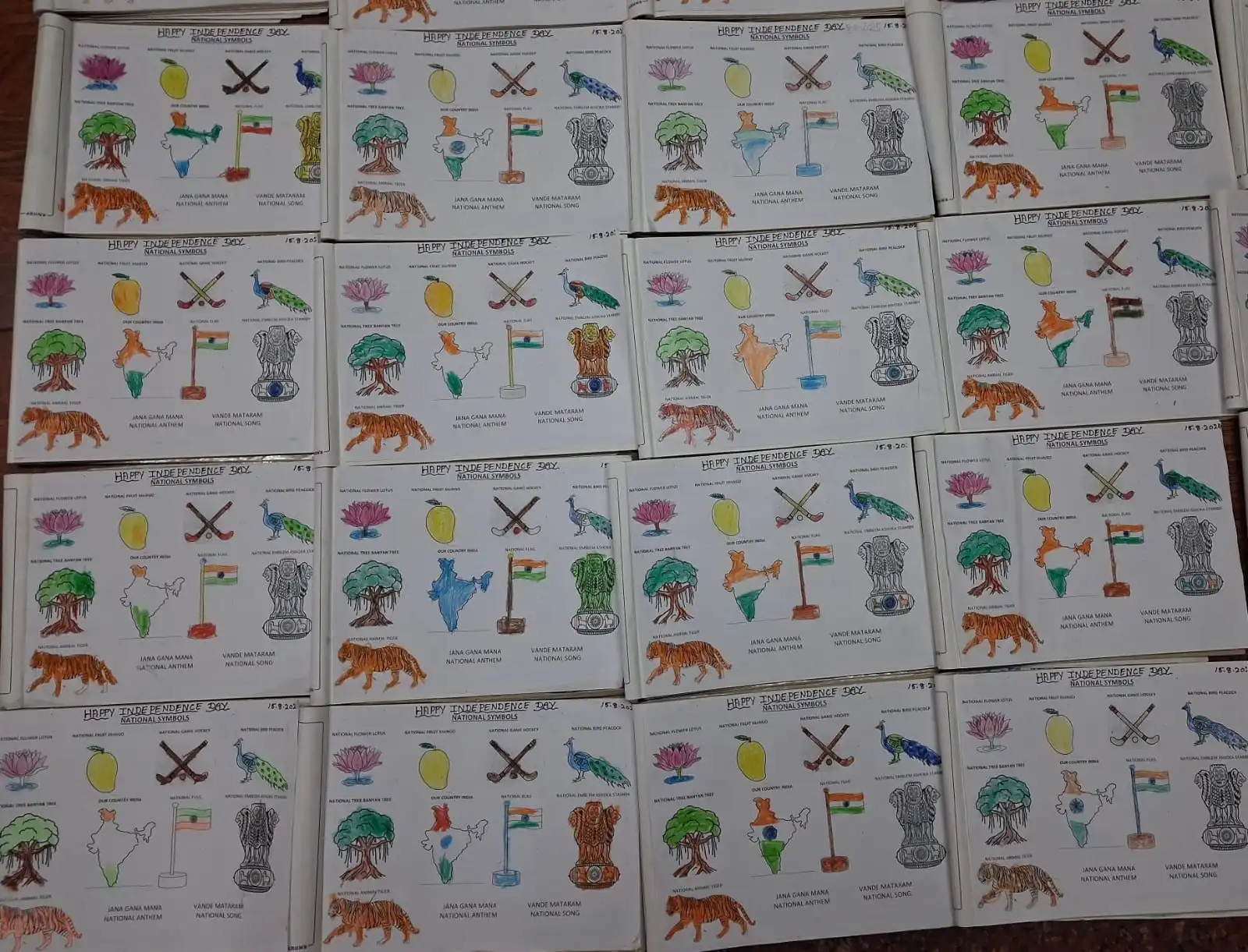 Independence Day celebration at Vidyodaya Public school Udupi