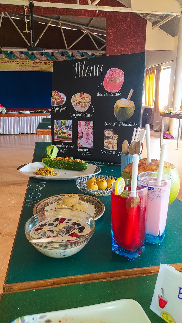 Salad Dressing Competition 2025 Vidyodaya PU College Udupi