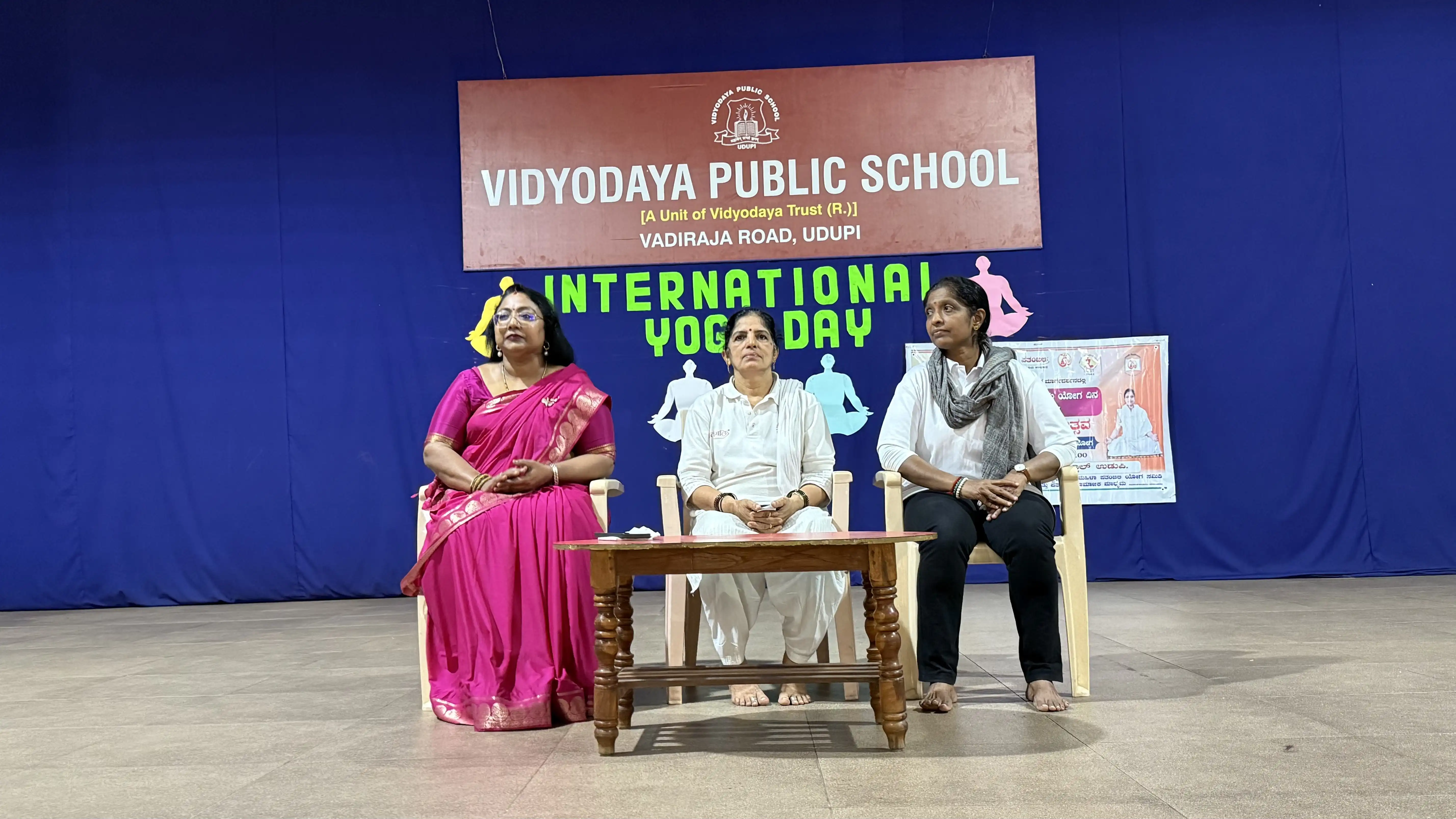 International Yoga Day celebration at Vidyodaya Public School