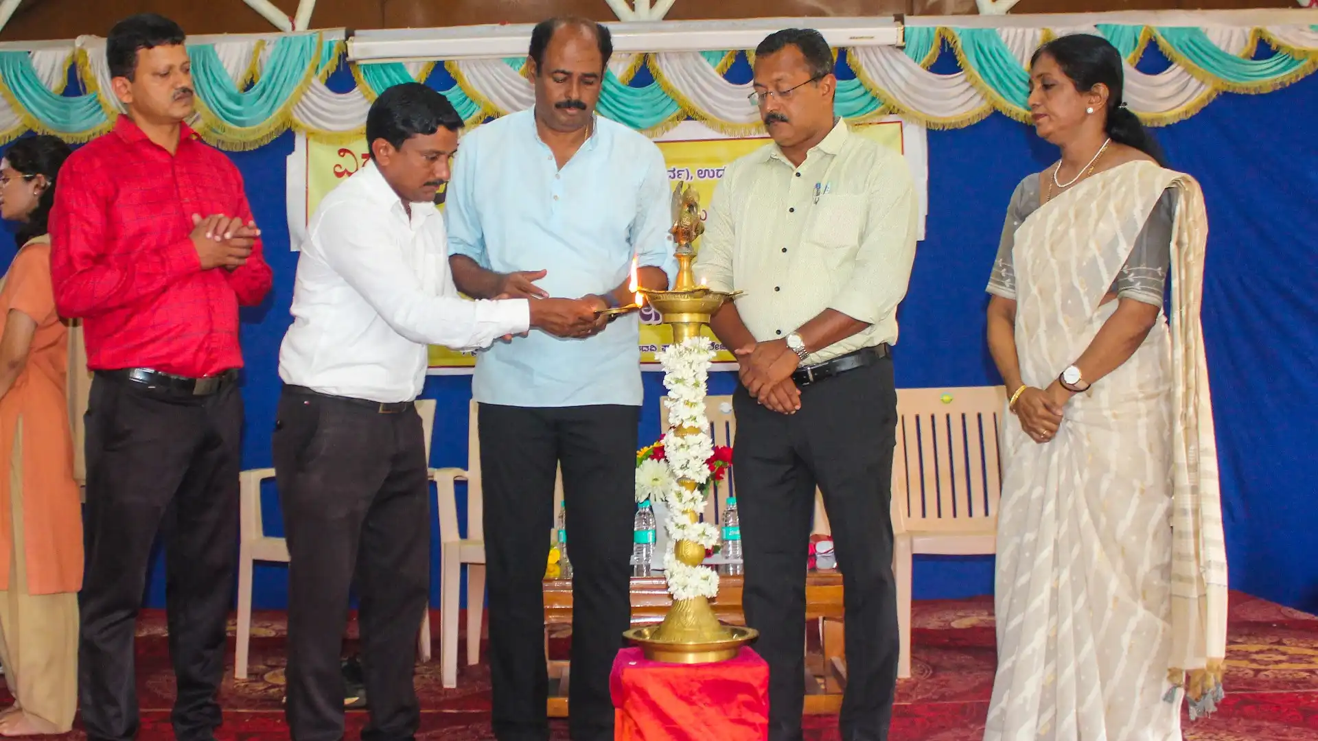 District Level Yoga Competition 2025 Vidyodaya PU College Udupi