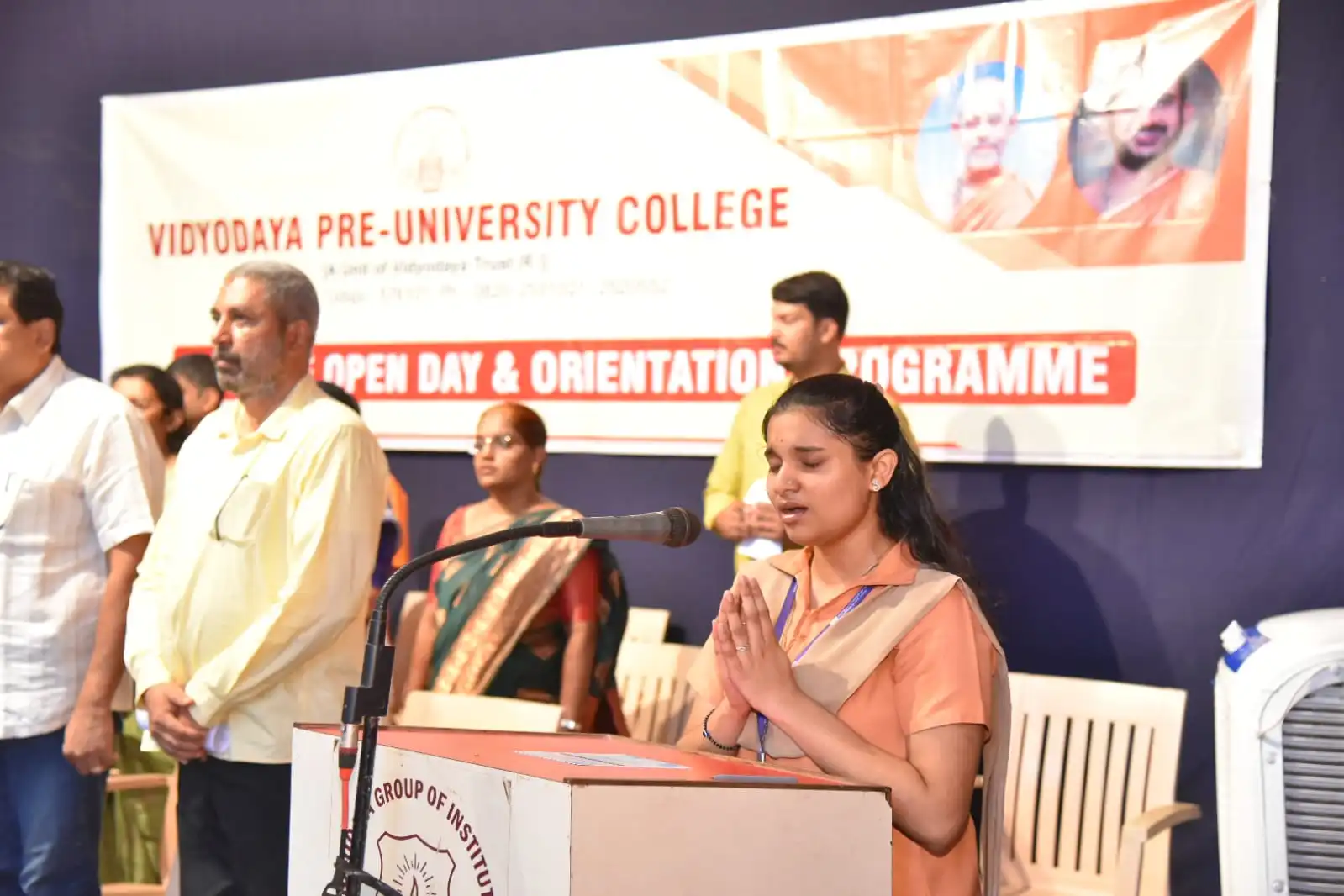Vidyodaya P U College Udupi Orientation Programme for PUC Students