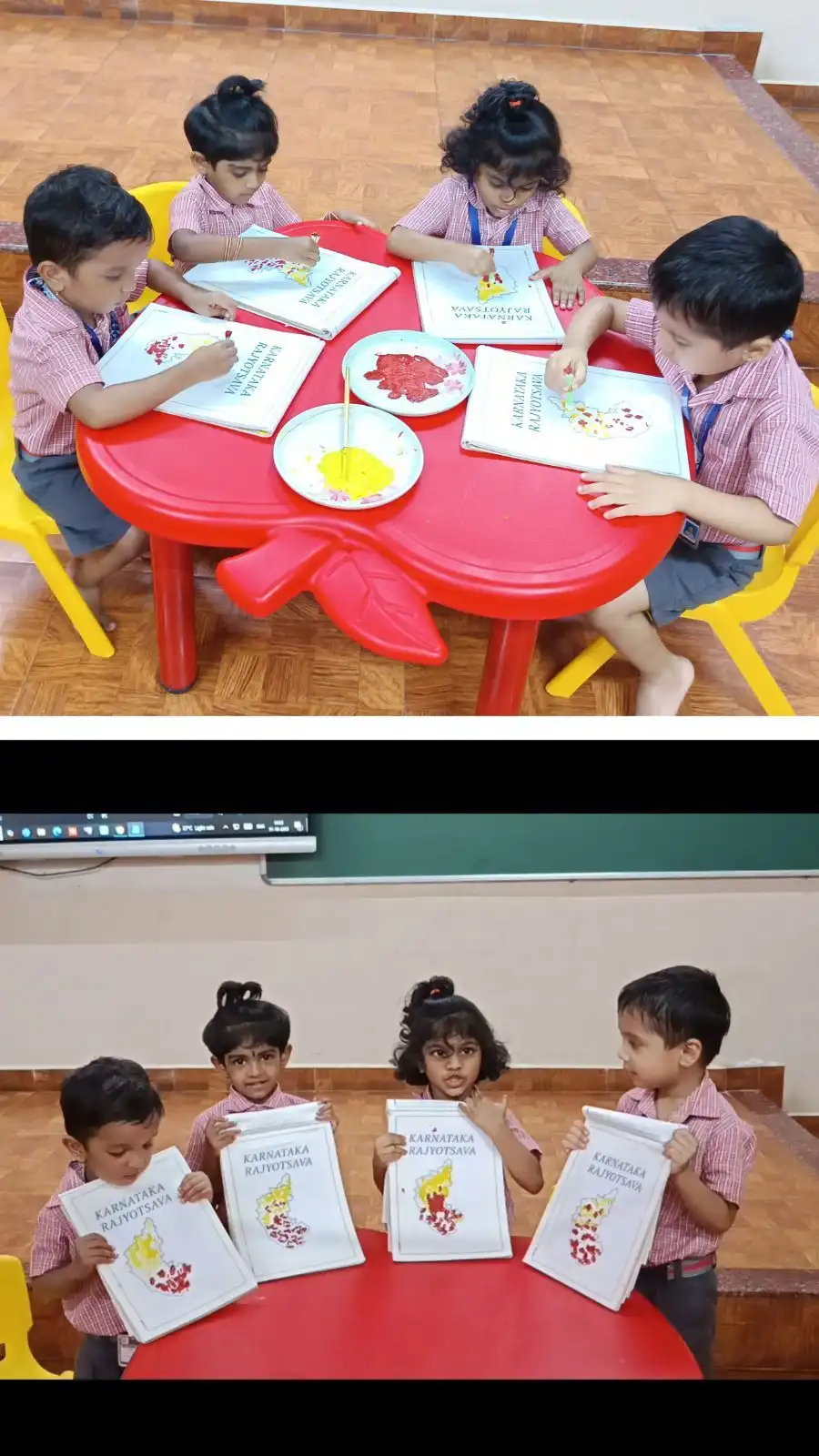 Karnataka Rajyotsava Celebration at Vidyodaya Public School Udupi