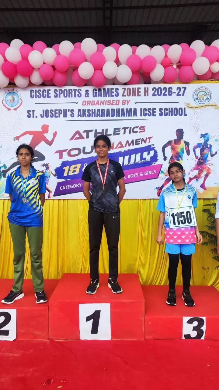 CISCE Zonal Sports Meet 2026 medal winners from Vidyodaya Public School