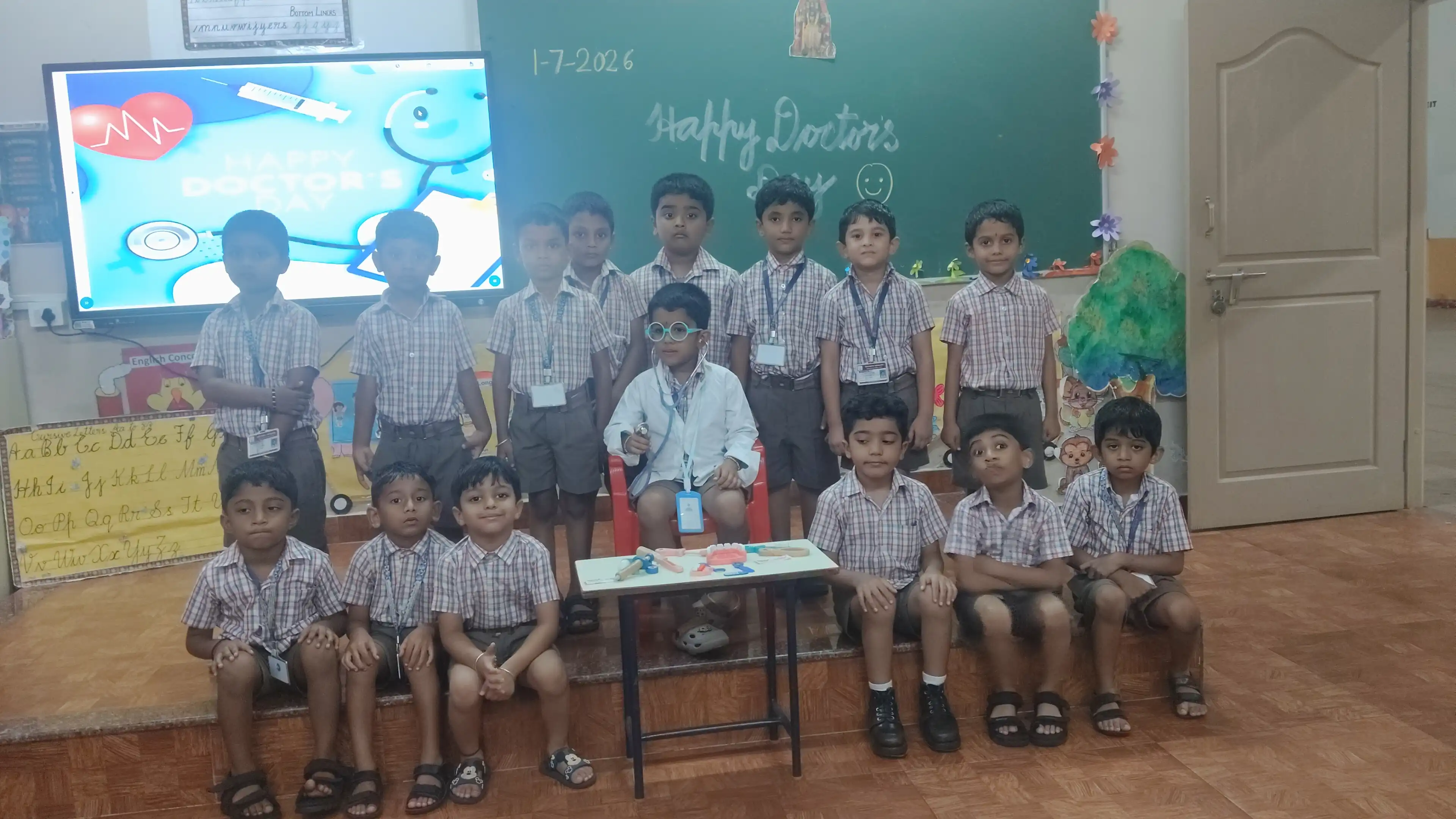 Doctor's Day Activity at Vidyodaya Public School