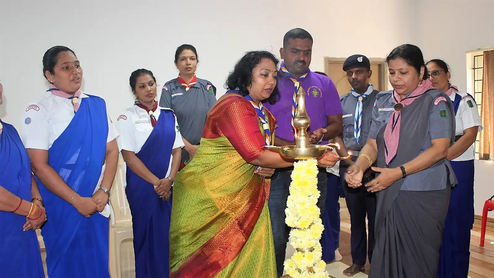 Vidyodaya Public School Udupi Bharath Scouts and Guides Night Camp