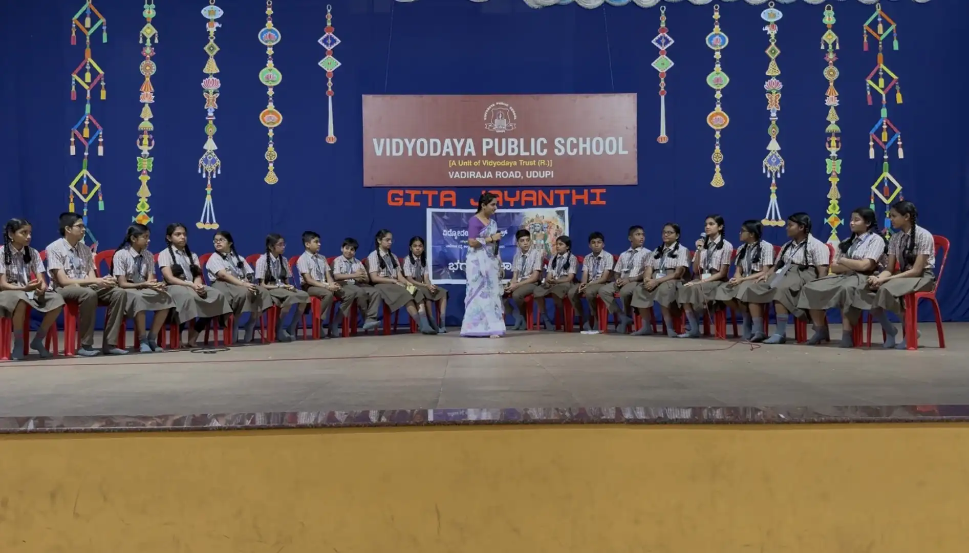 Gita Jayanthi Celebration at Vidyodaya Public School