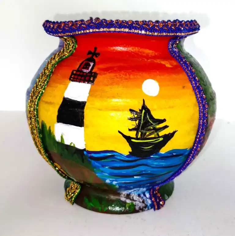 Pot Painting Competition 2025 Vidyodaya PU College Udupi