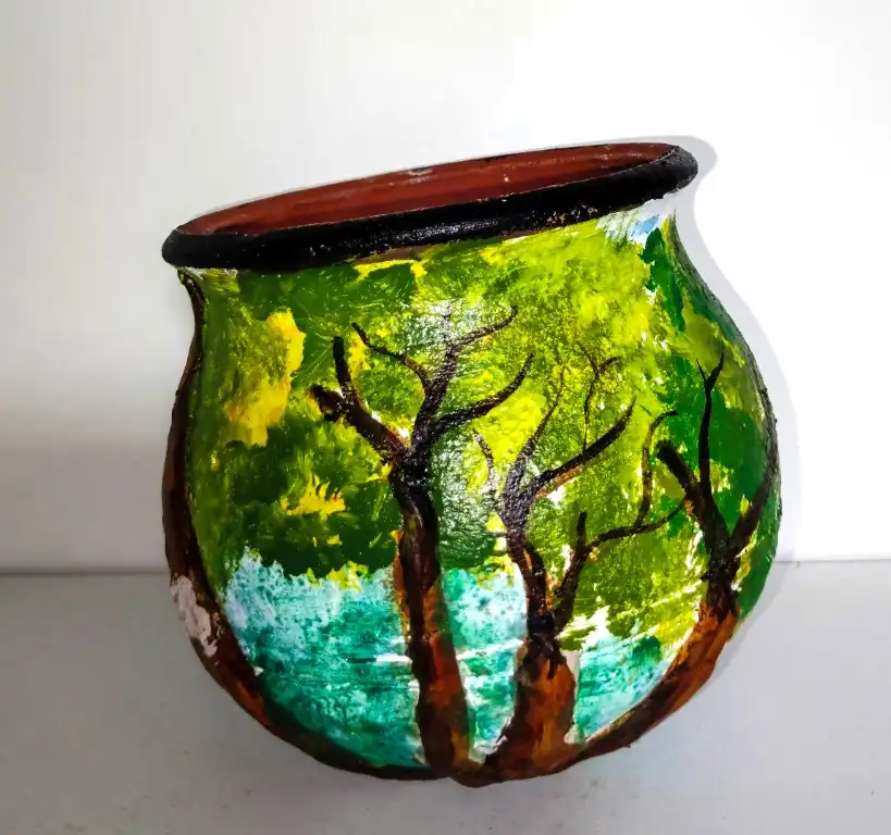 Pot Painting Competition 2025 Vidyodaya PU College Udupi