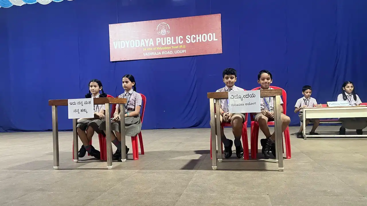 Vidyodaya Public School Udupi Mock Election