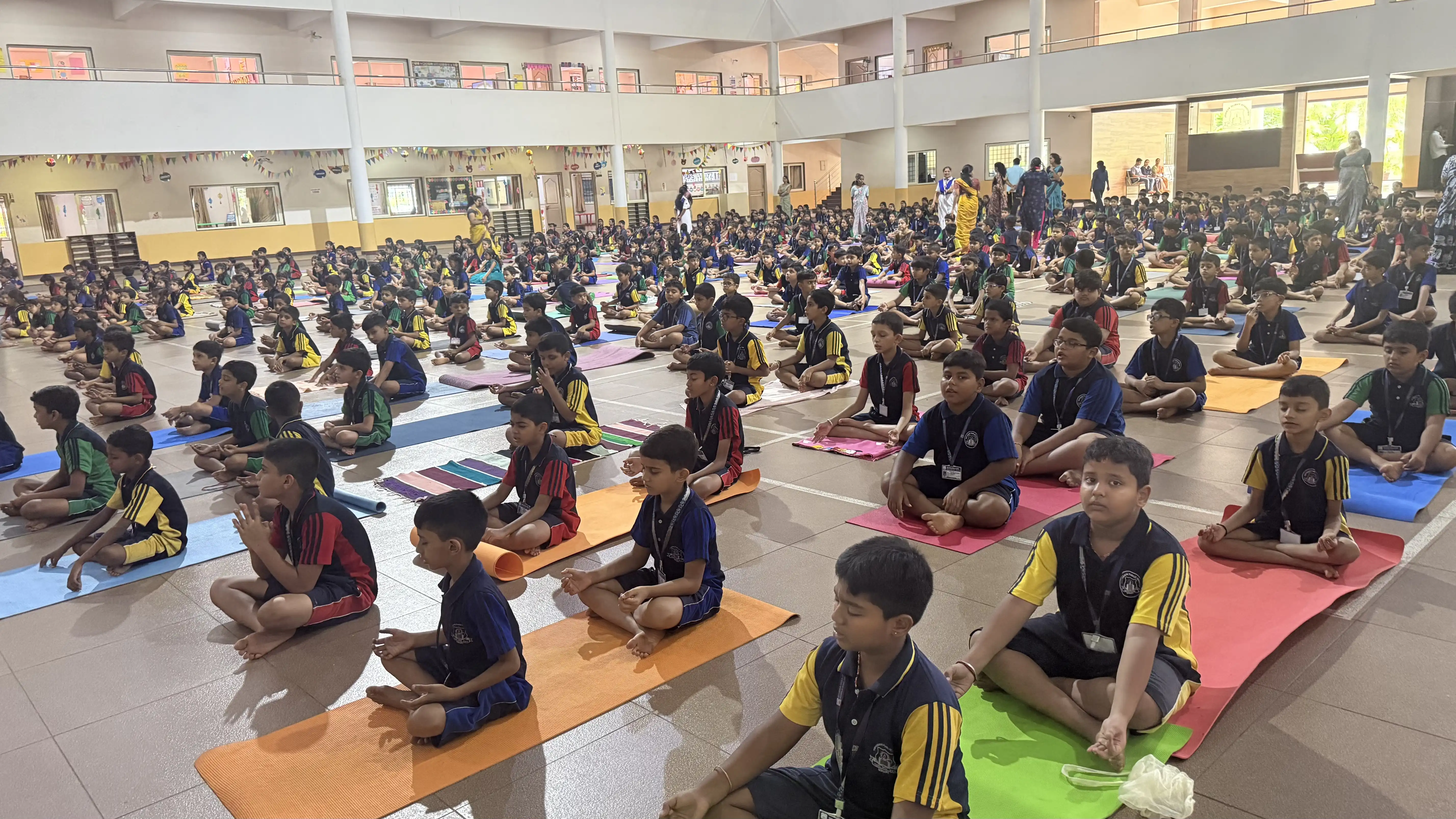 International Yoga Day celebration at Vidyodaya Public School