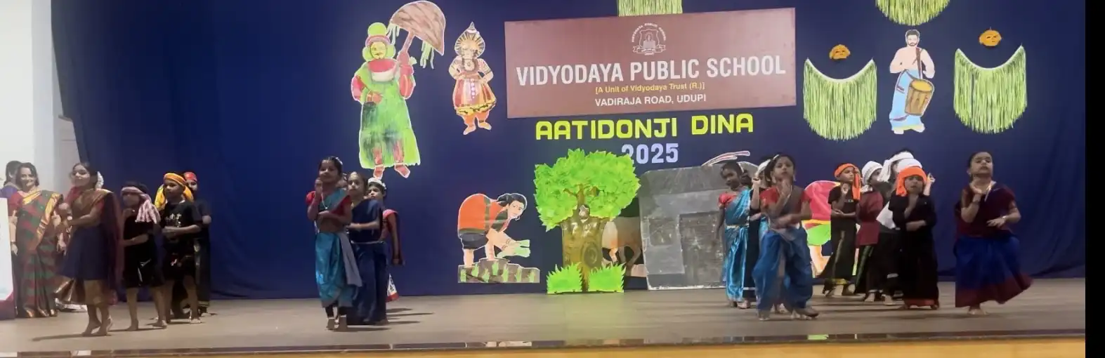 Vidyodaya Public School Udupi Celebrating Aatidonji Dina