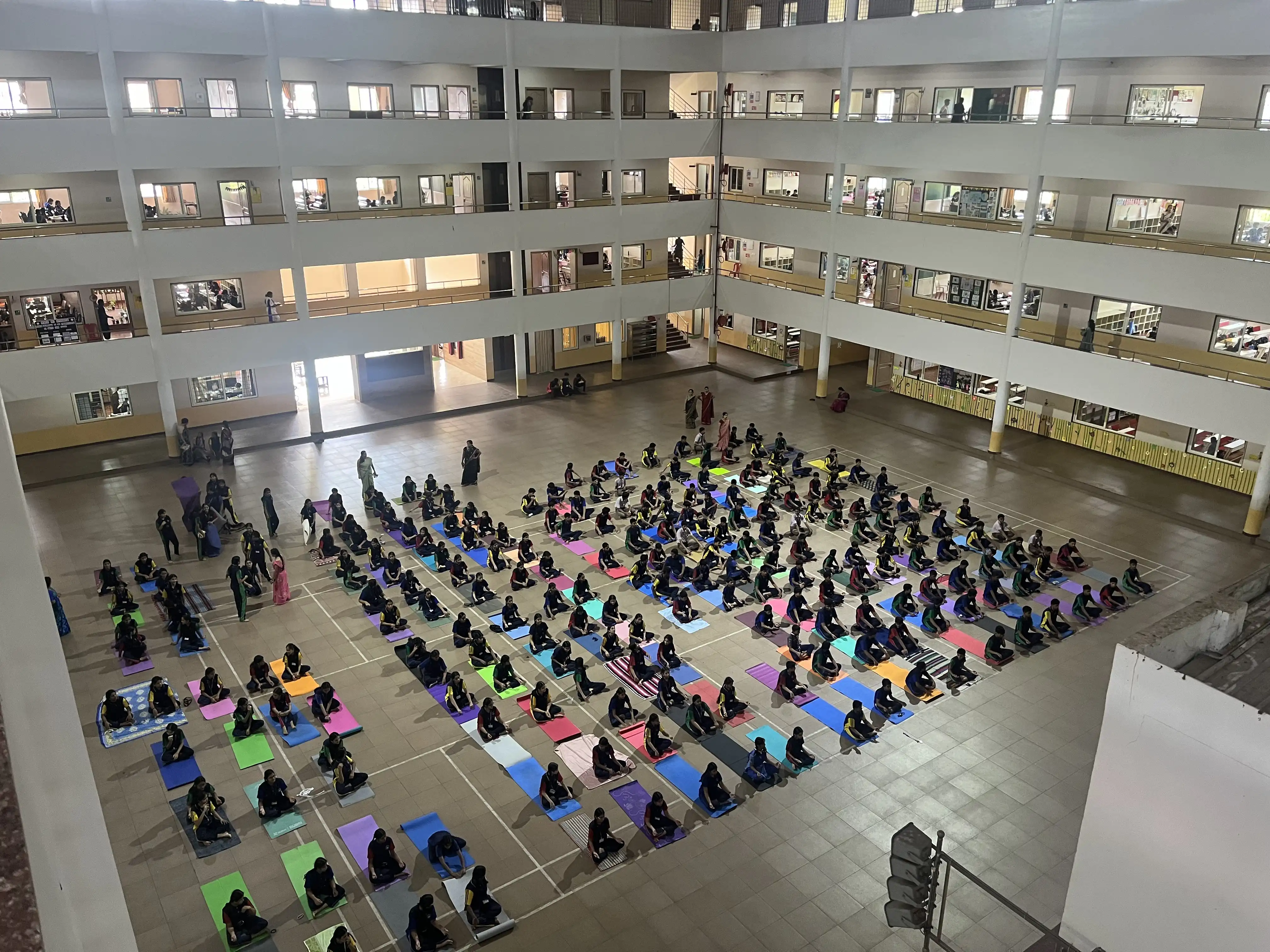 International Yoga Day at Vidyodaya Public School Udupi