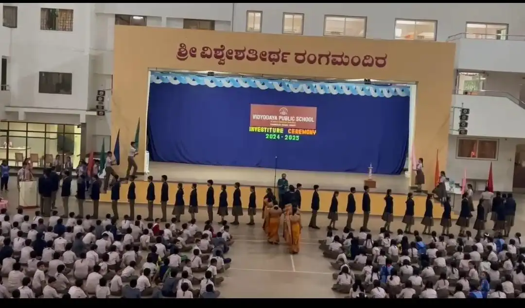 Investiture Ceremony at Vidyodaya Public School Udupi
