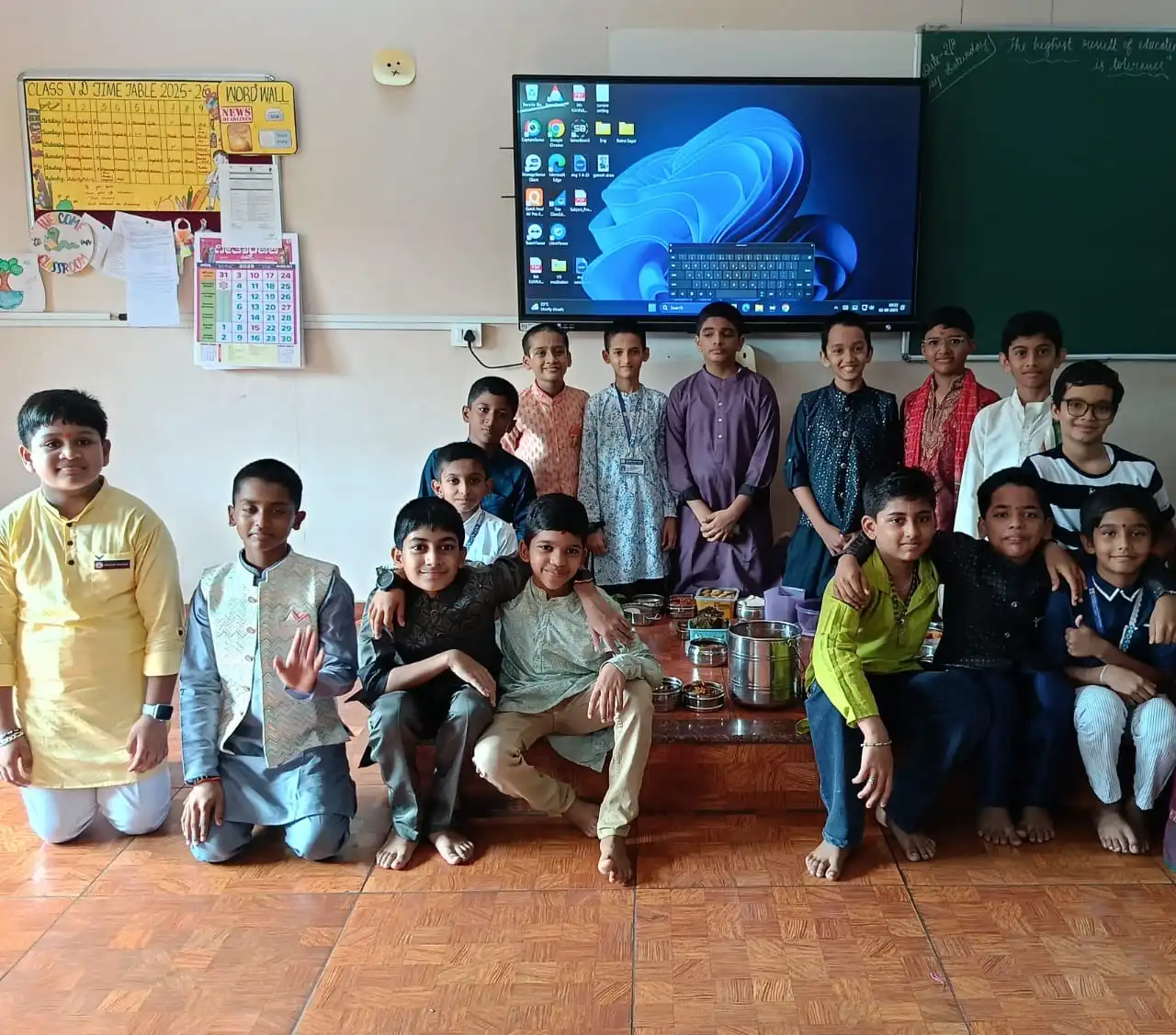 Vidyodaya Public School Udupi Celebrating Aatidonji Dina