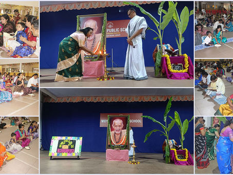 Aksharabhyasa Ceremony 2026 – A Sacred Beginning to Learning at Vidyodaya Public School