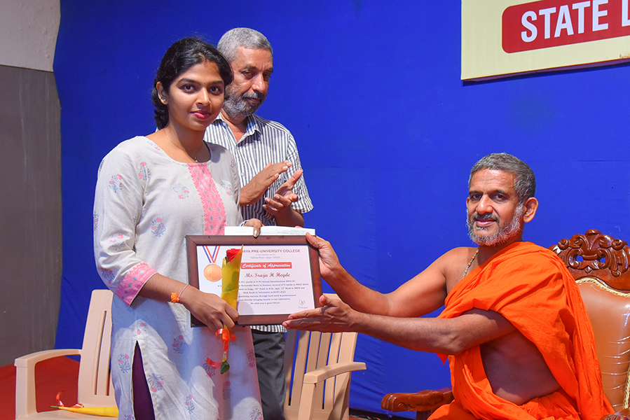 Vidyodaya PU College Udupi Rank Holders Felicitation