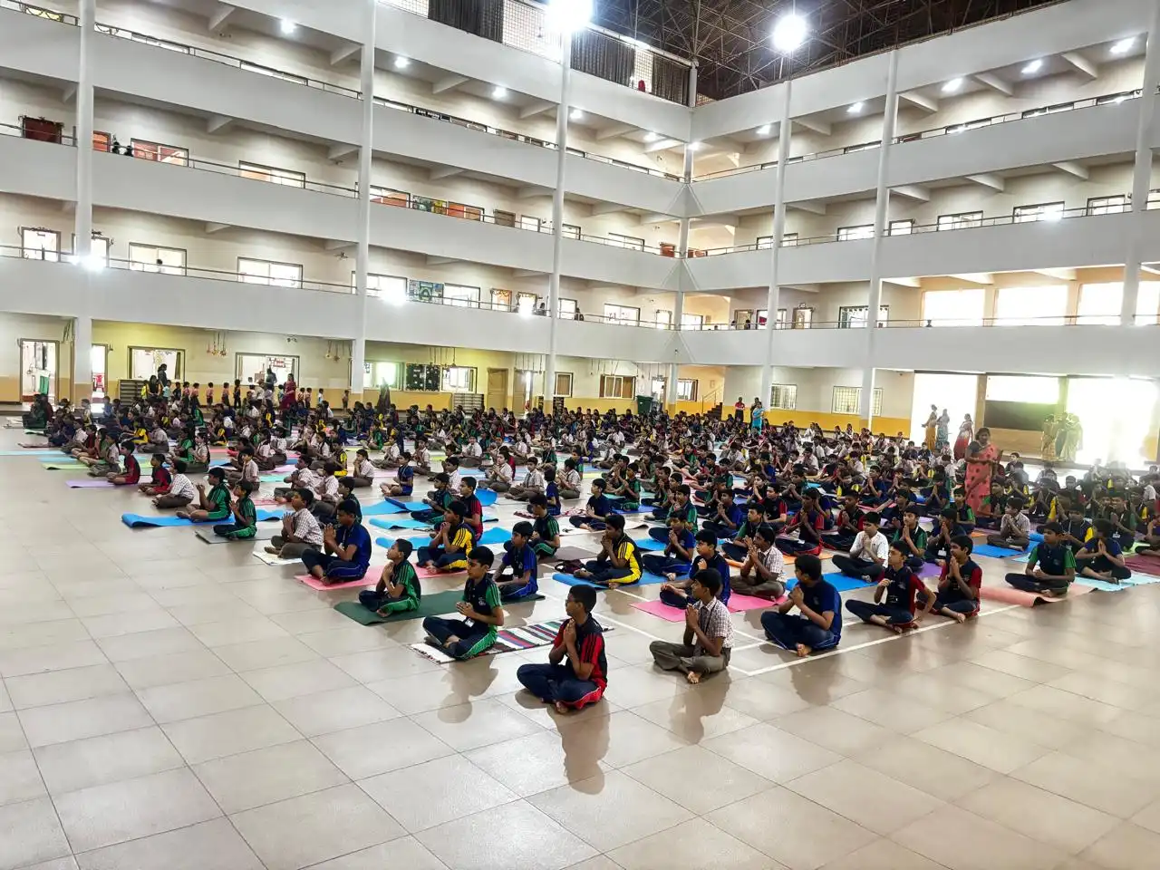 Vidyodaya Public School Udupi International Yoga Day