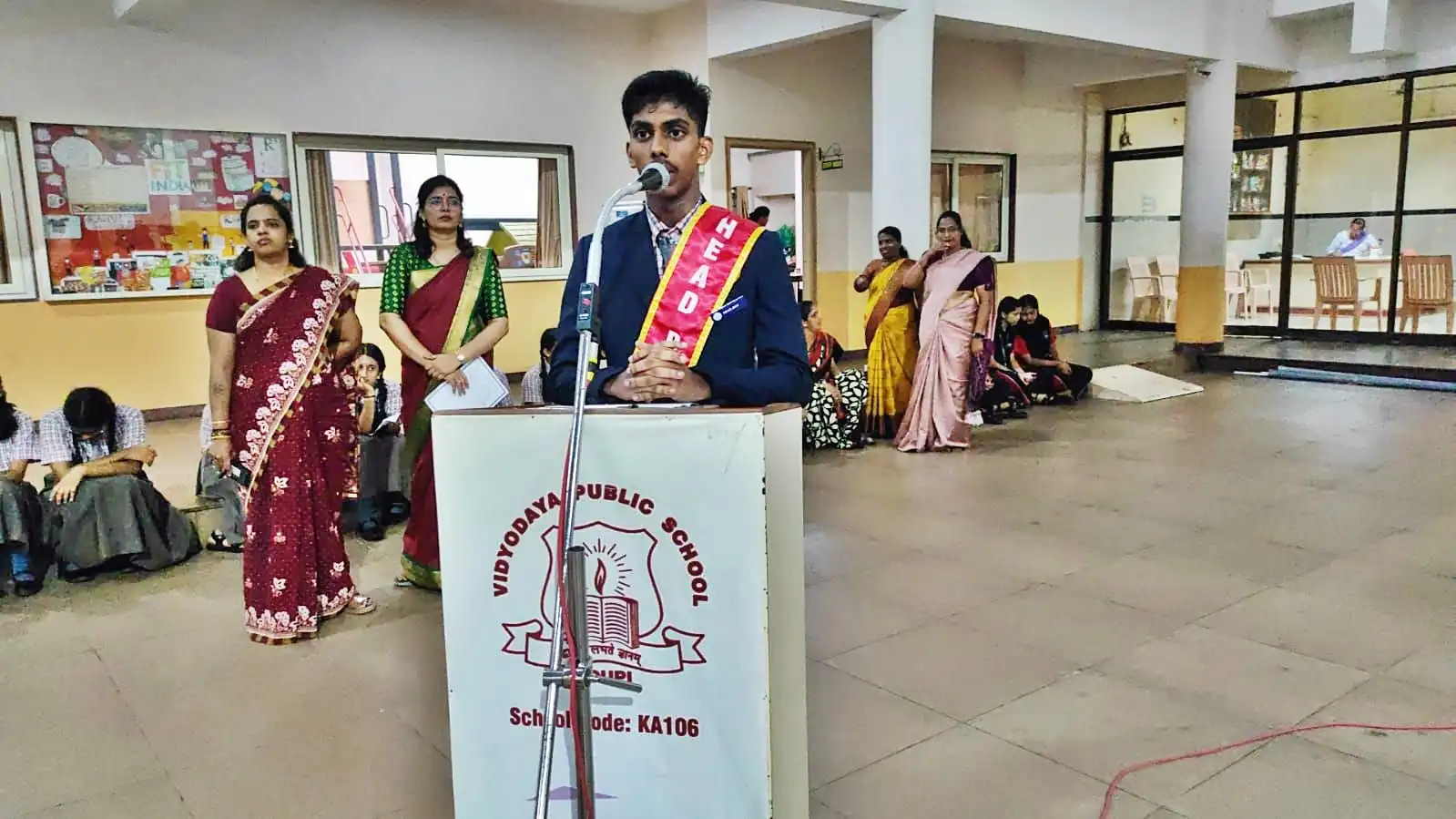 Investiture Ceremony at Vidyodaya Public Shcool, Udupi