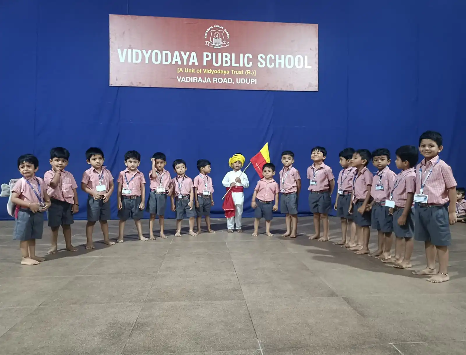 Karnataka Rajyotsava Celebration at Vidyodaya Public School Udupi