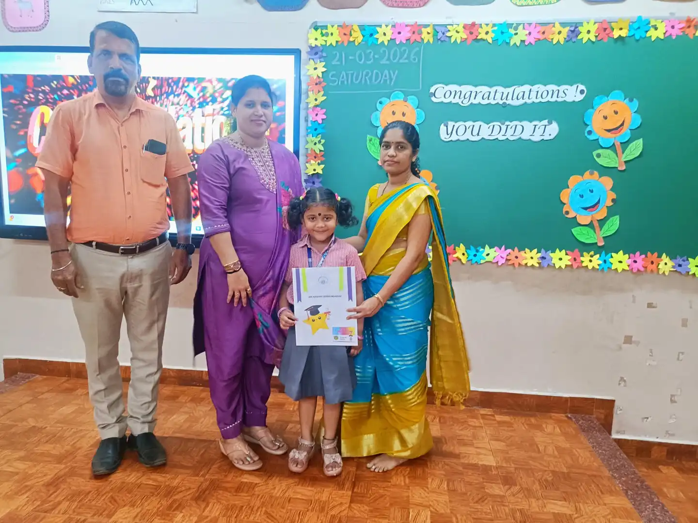 UKG Graduation Day 2026 and Merit Certificate Distribution at Vidyodaya Public School