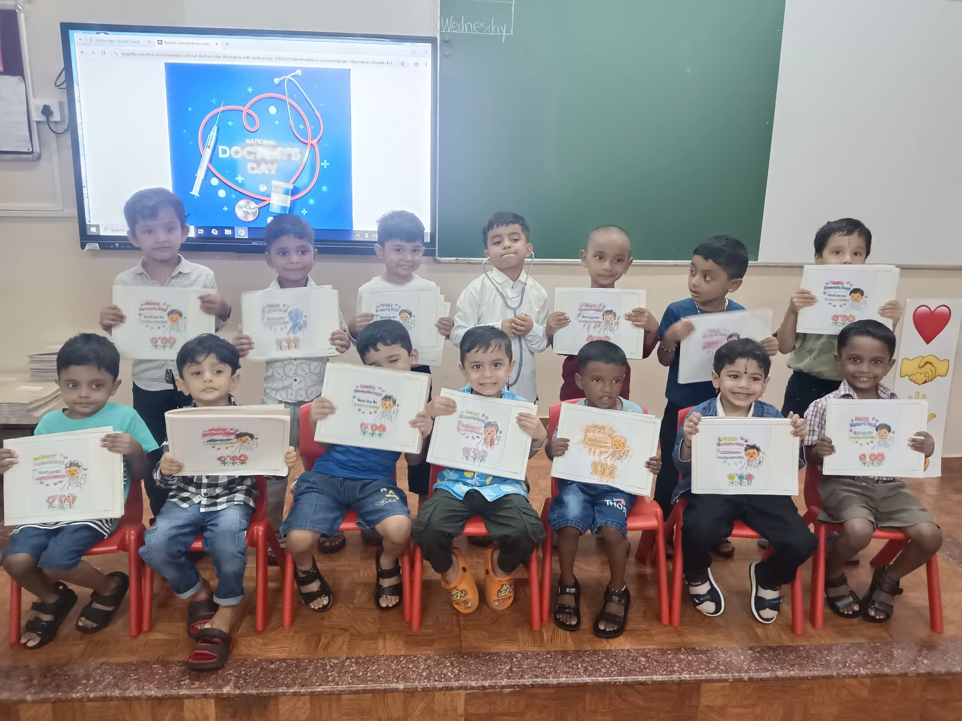 Doctor's Day Activity at Vidyodaya Public School