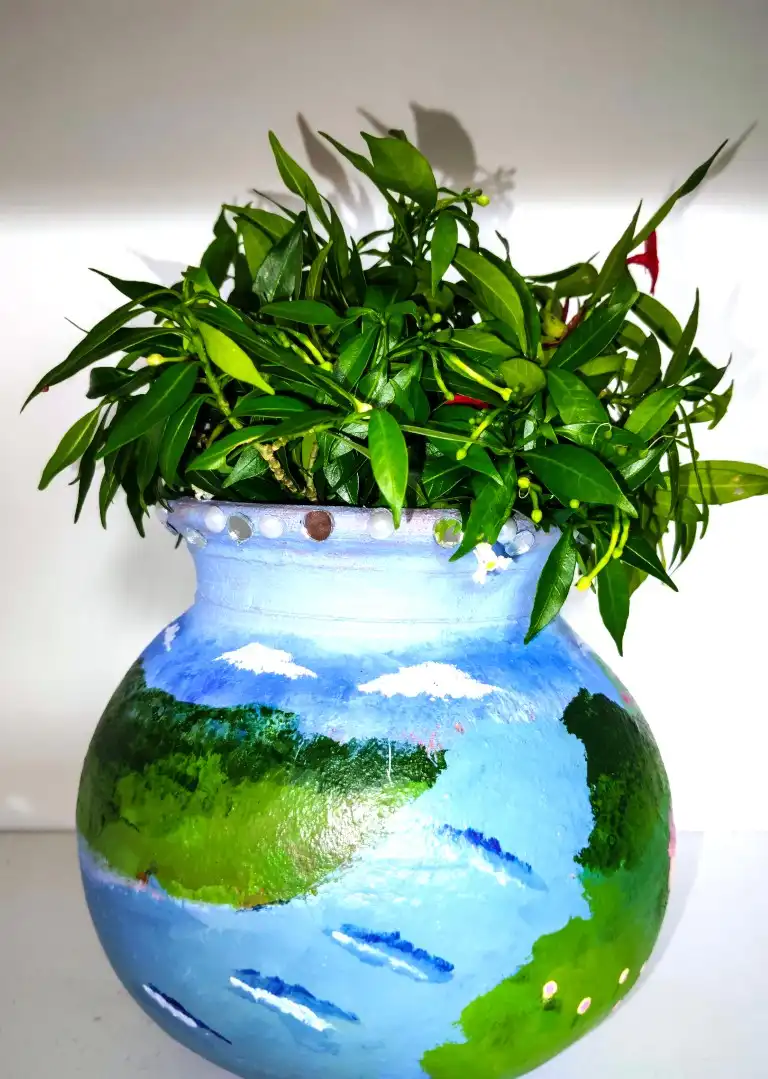 Pot Painting Competition 2025 Vidyodaya PU College Udupi