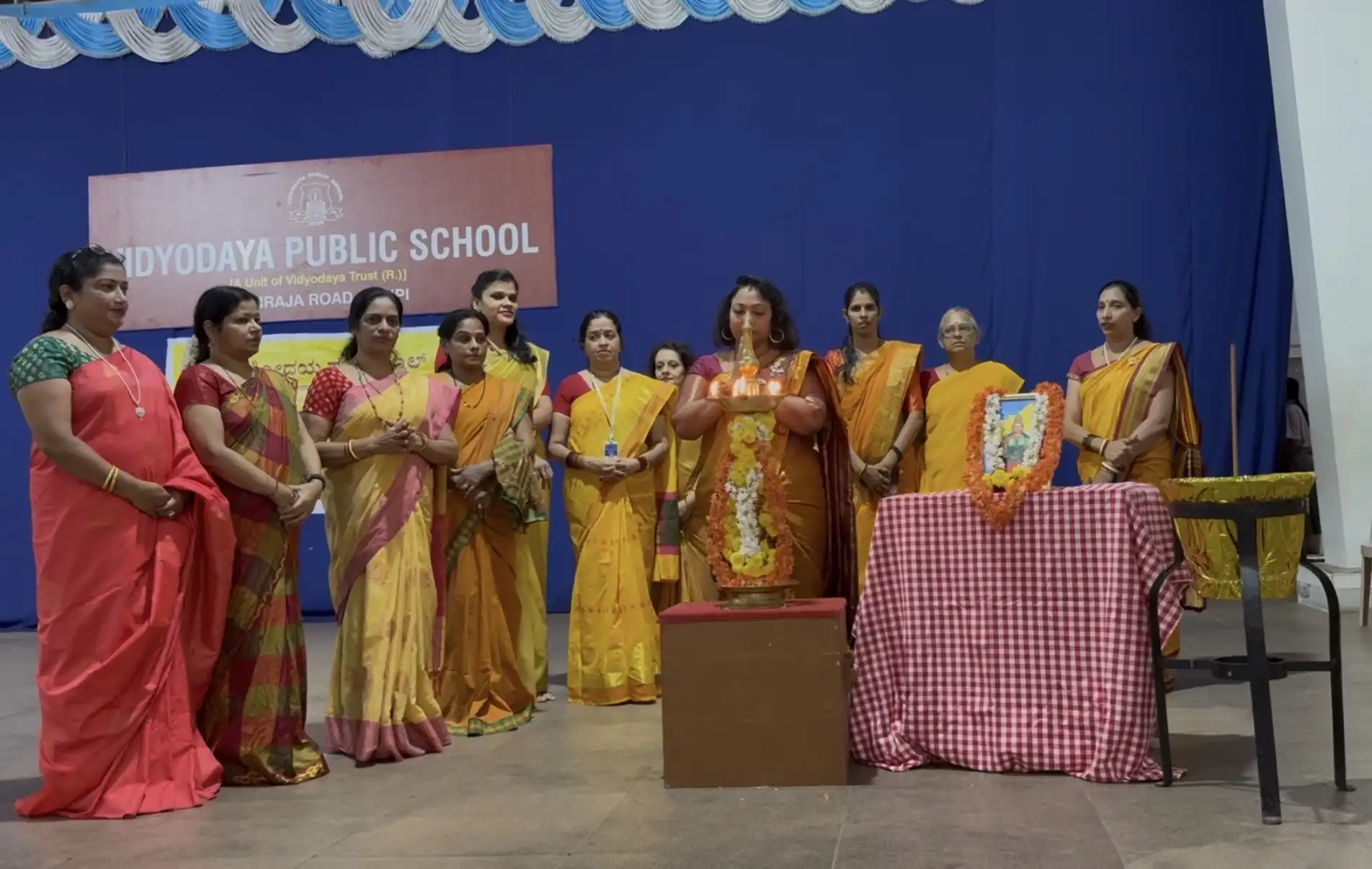 Karnataka rajyotsava celebrations at Vidyodaya Public Shcool, Udupi