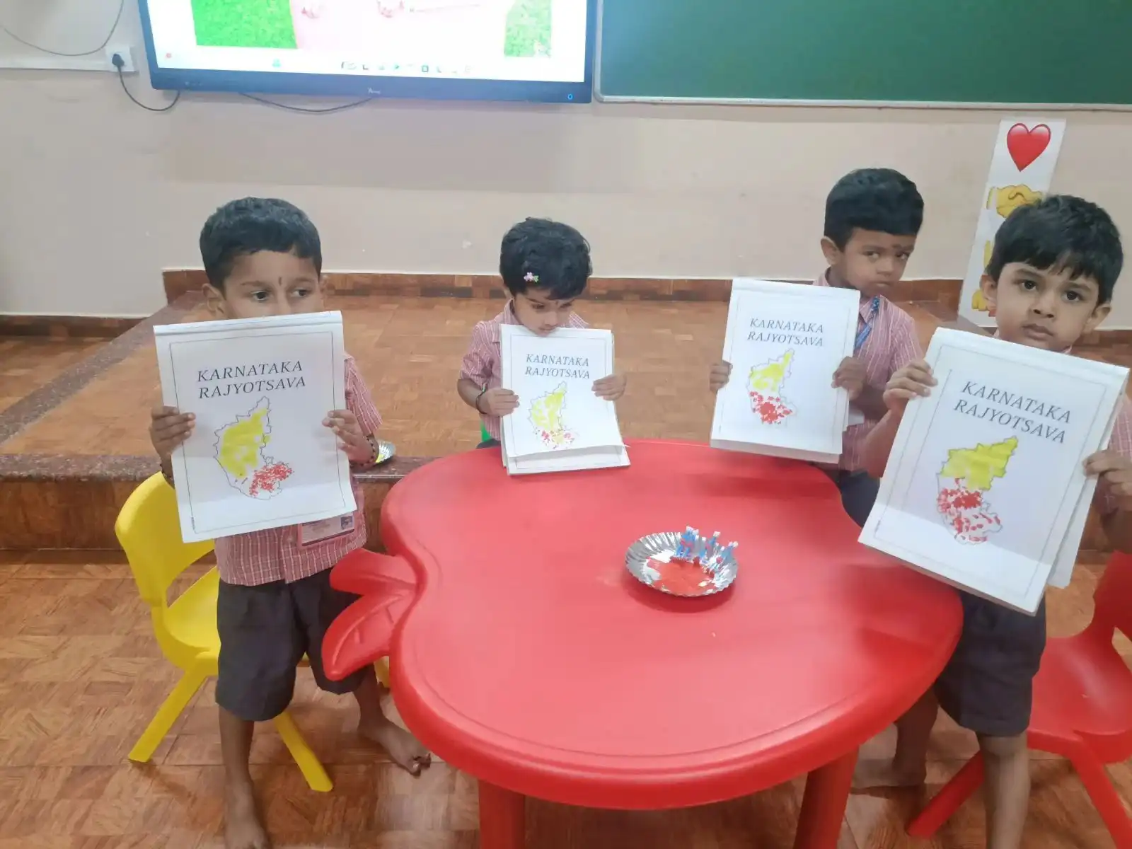 Karnataka Rajyotsava Celebration at Vidyodaya Public School Udupi
