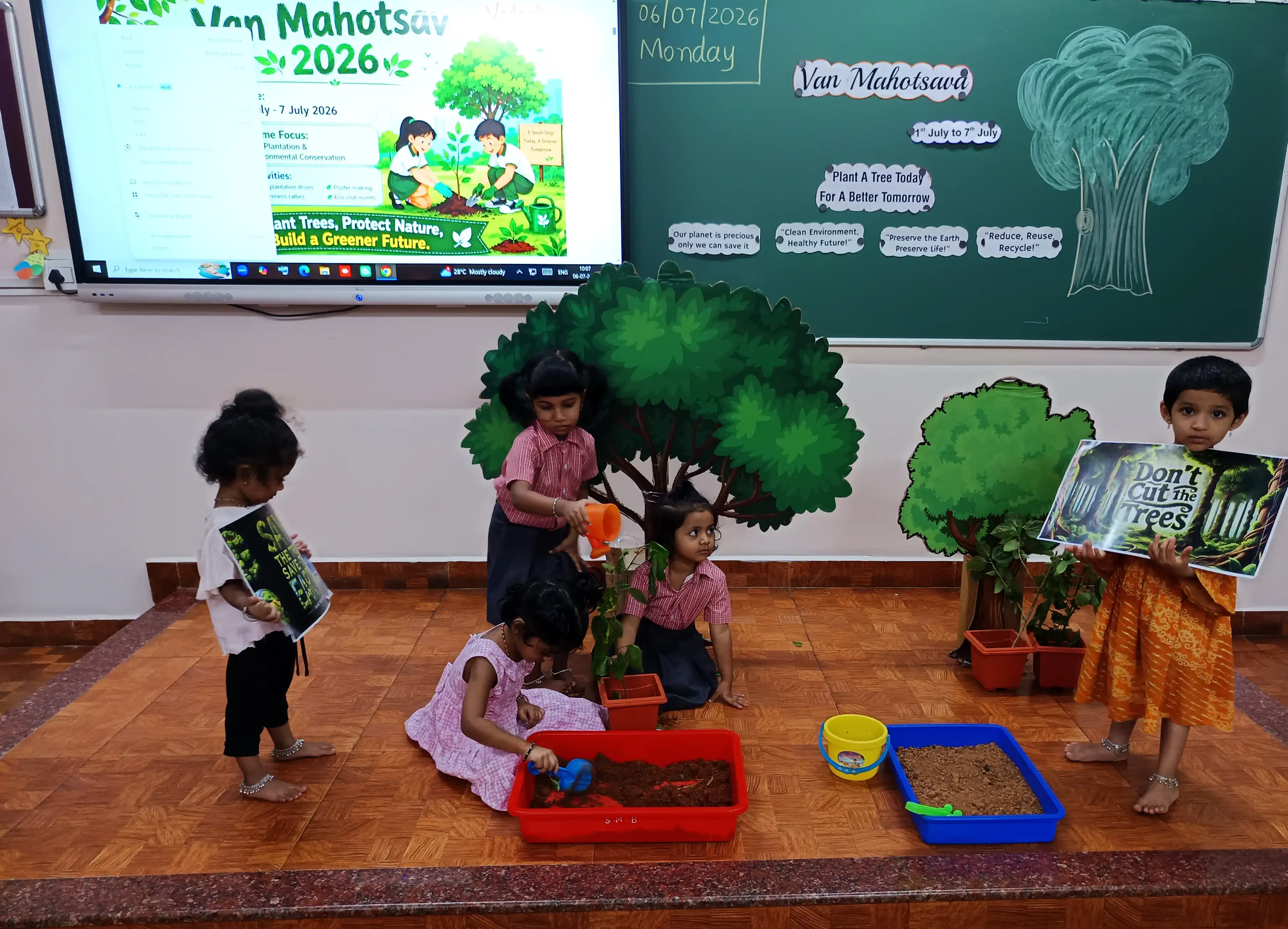 Vanamahotsava Celebration at Vidyodaya Public School
