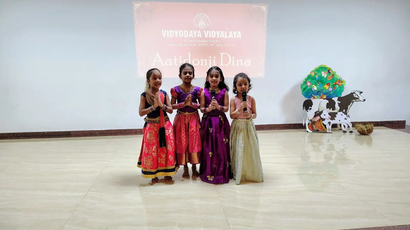 Aatidonji dina celebrations at Vidyodaya Public School Udupi