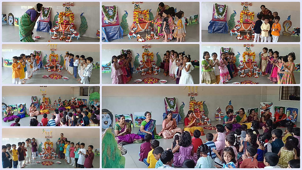 Vidyodaya Public School’s Pre-Primary Section celebrated Sri Krishna Janmashtami on 4 September 2026.