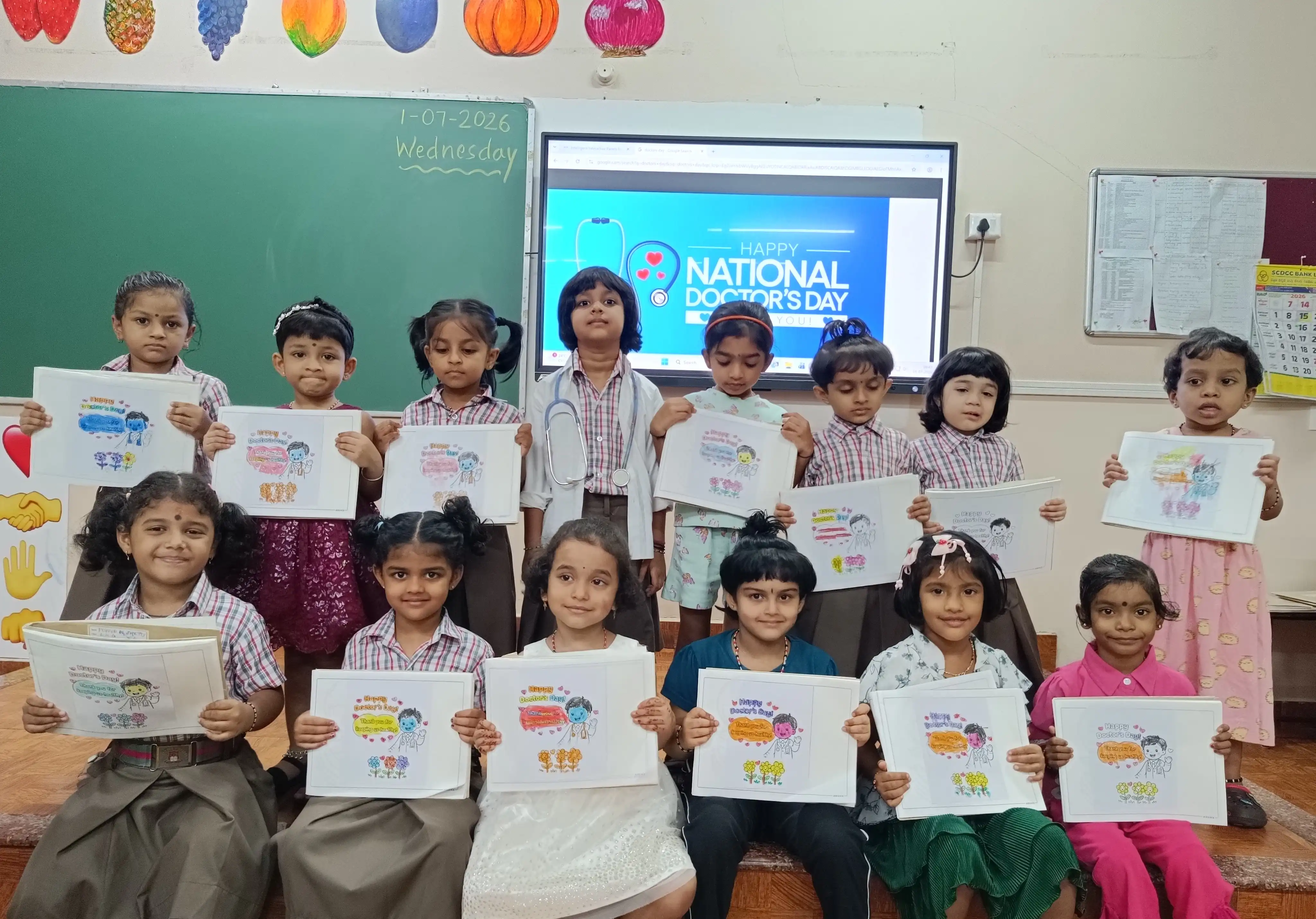 Doctor's Day Activity at Vidyodaya Public School