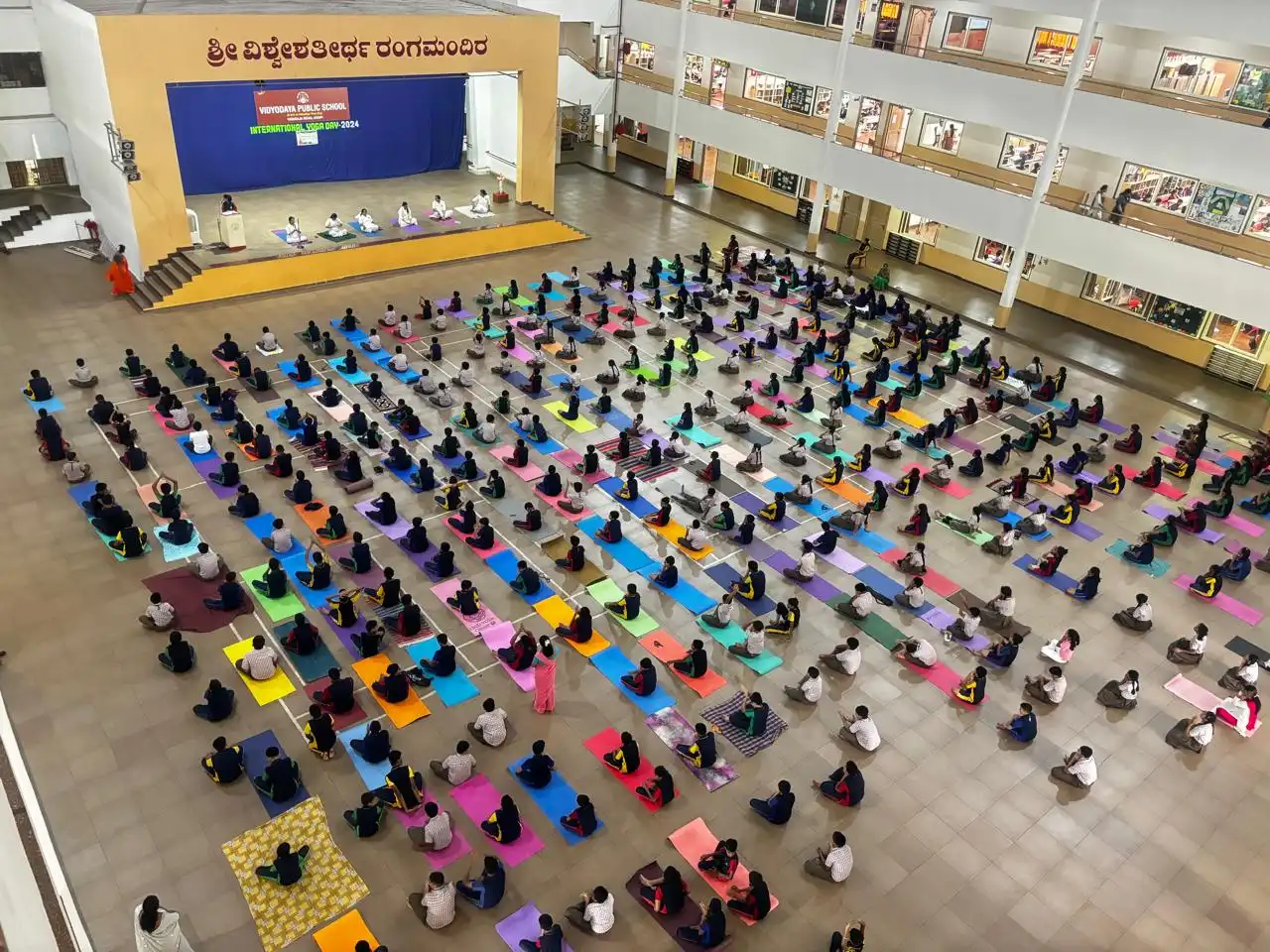 Vidyodaya Public School Udupi International Yoga Day